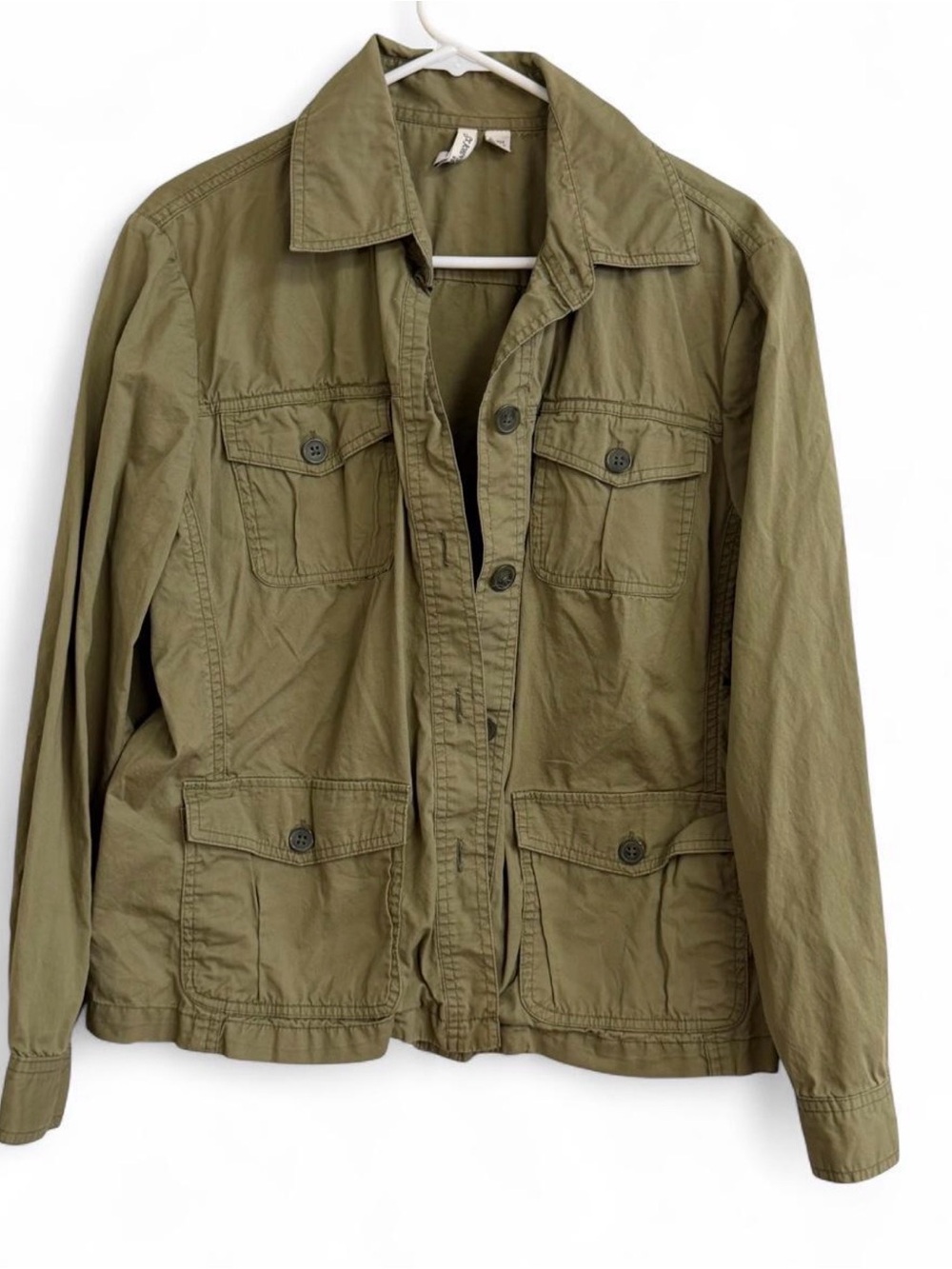 St. John's Bay Olive Green Military Field Jacket